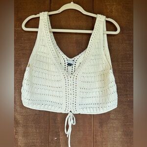 NWT American eagle crochet top